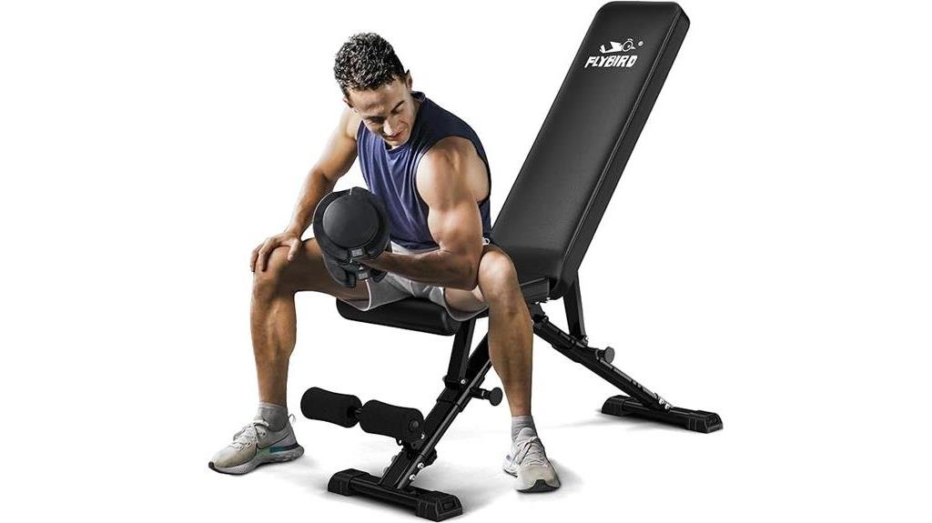 adjustable weight bench workout