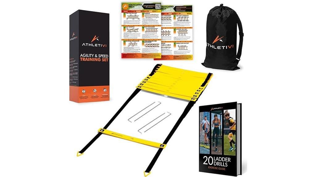 agility training set with ladder