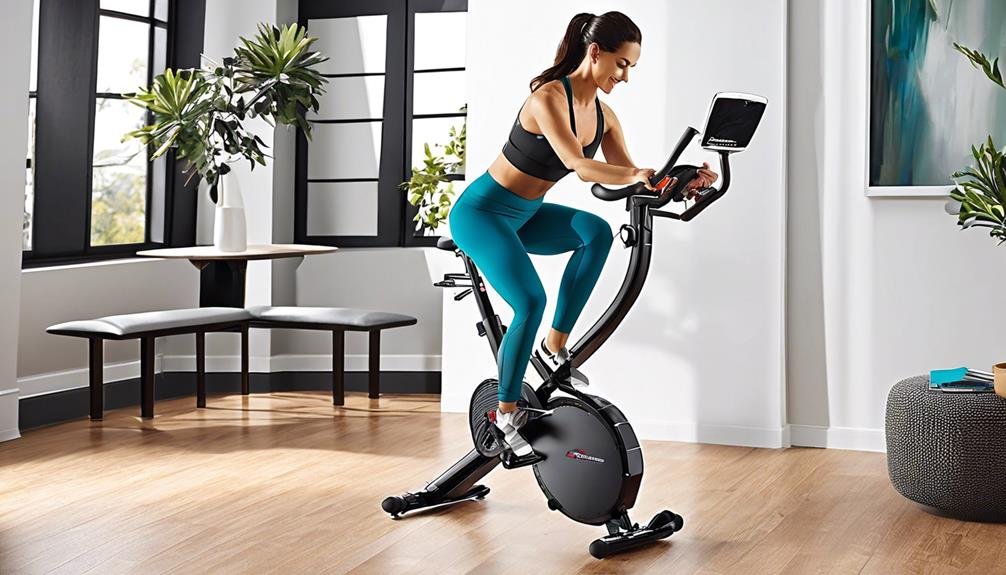 compact and foldable exercise bike