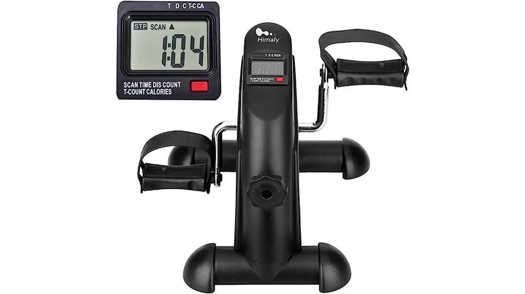 compact exercise bike with lcd screen