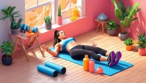 Read more about the article What Mobility Aids Like Foam Rollers Help With Home Gym Recovery?
