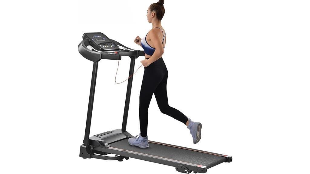 foldable electric treadmill with incline