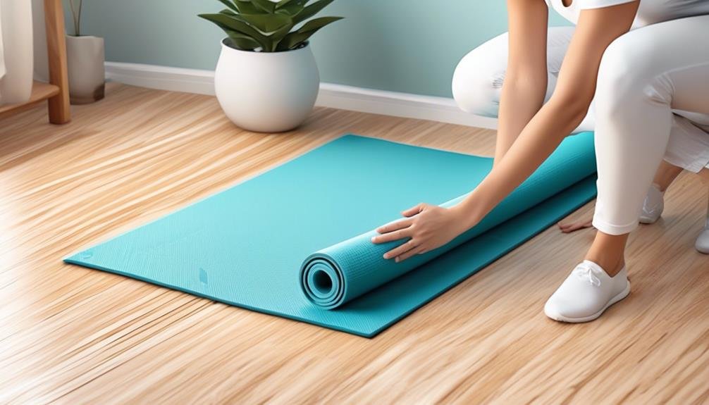 germ free yoga mat maintenance