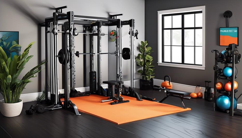 optimizing space for power rack