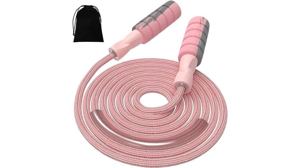 pink jump rope for women and children