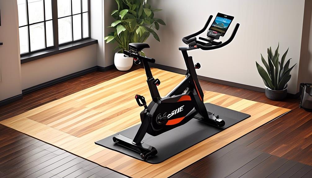 spin bike floor protection