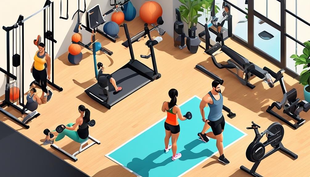 tailored fitness routines for home gyms