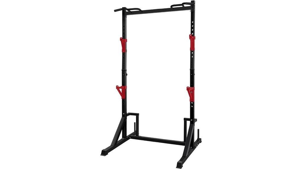 versatile power rack with pull up bar