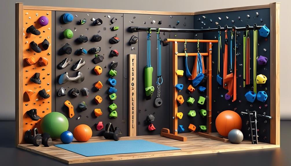 versatile workouts using climbing holds