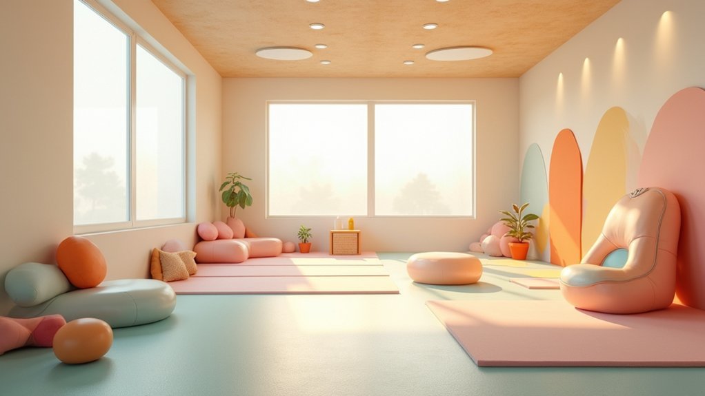 adjustable warm toned lighting
