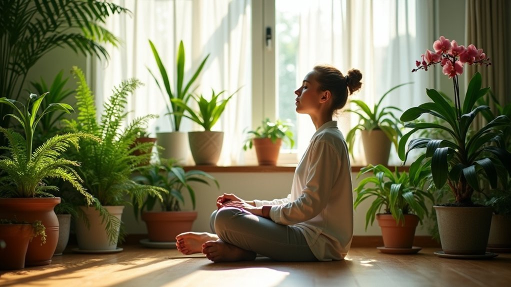 breathwork enhances indoor tranquility