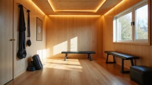 Read more about the article Circadian Lighting in Tiny Home Gyms: Space-Saving Hacks