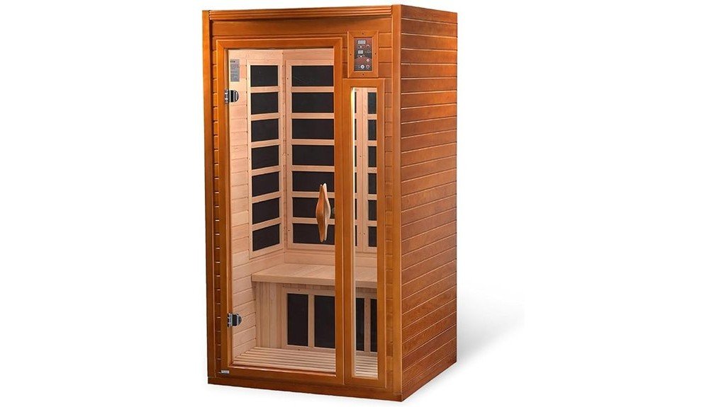 compact 2 person infrared sauna
