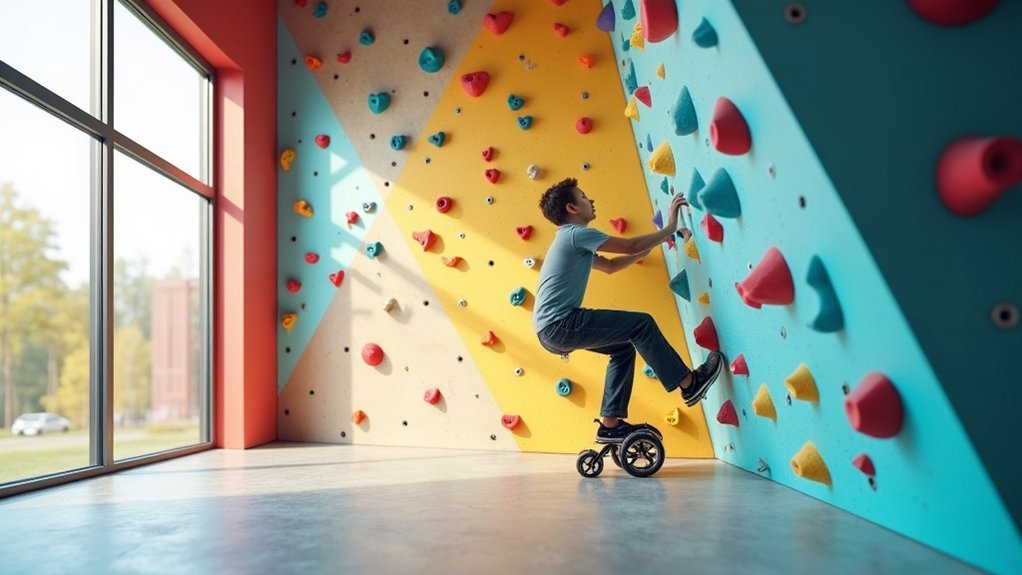 inclusive adaptive climbing walls