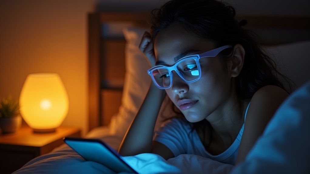 minimize blue light exposure
