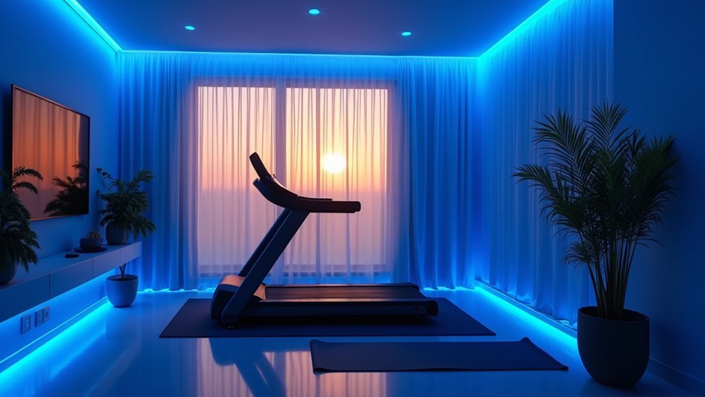 morning workout lighting strategies