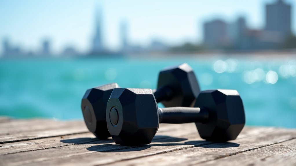ocean plastic fitness equipment