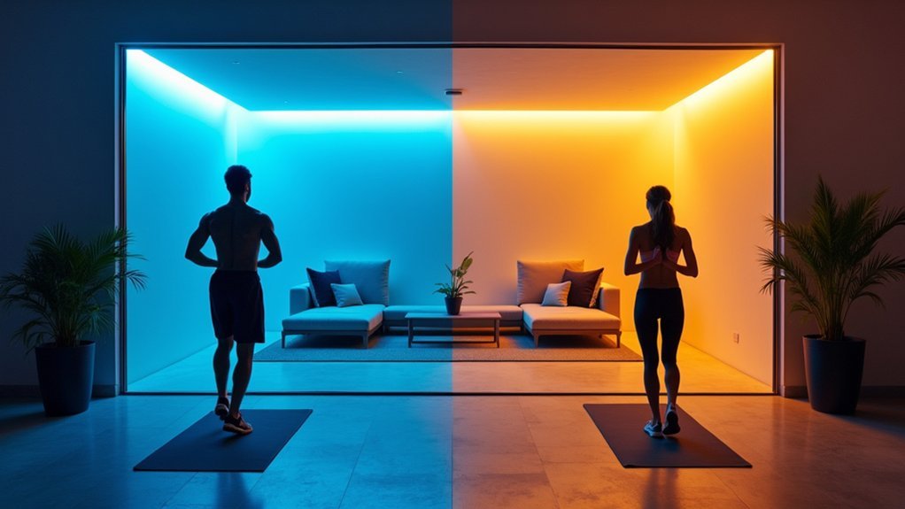 optimize workout lighting phases
