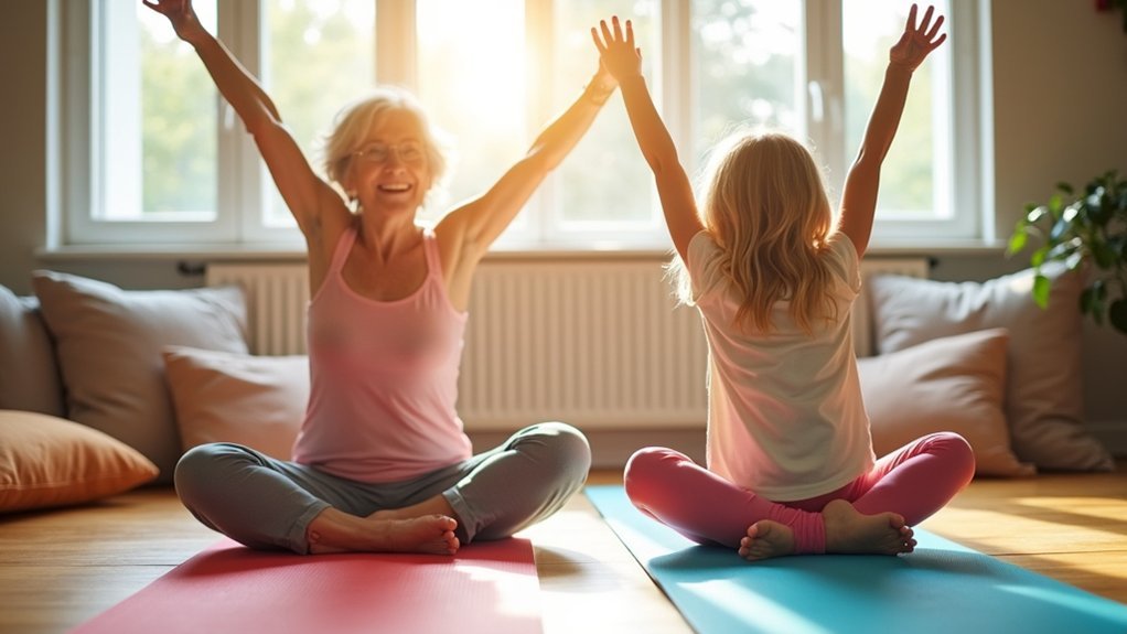 safe comfortable fun stretching