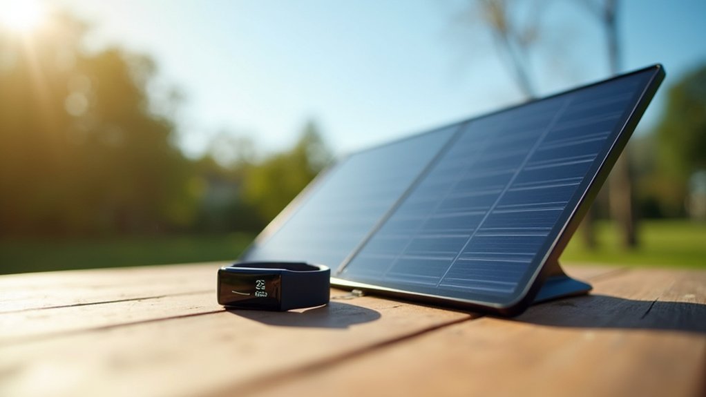 solar powered fitness trackers