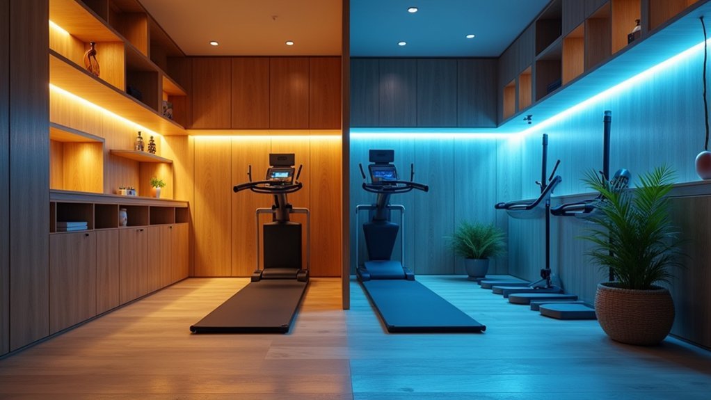 strategic artificial lighting placement