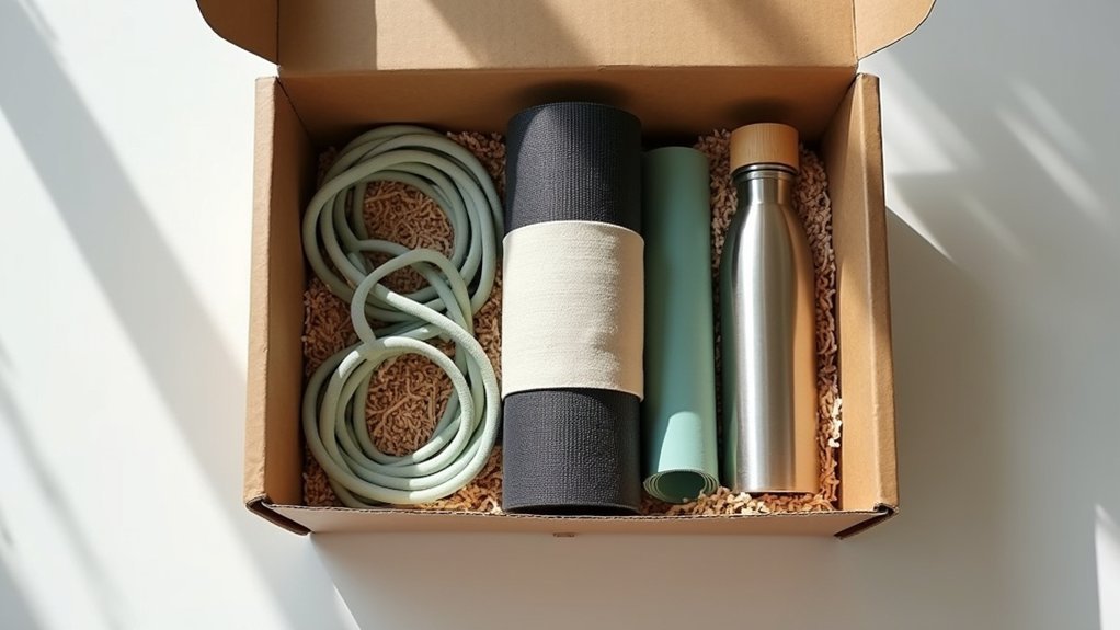 sustainable fitness gear packaging