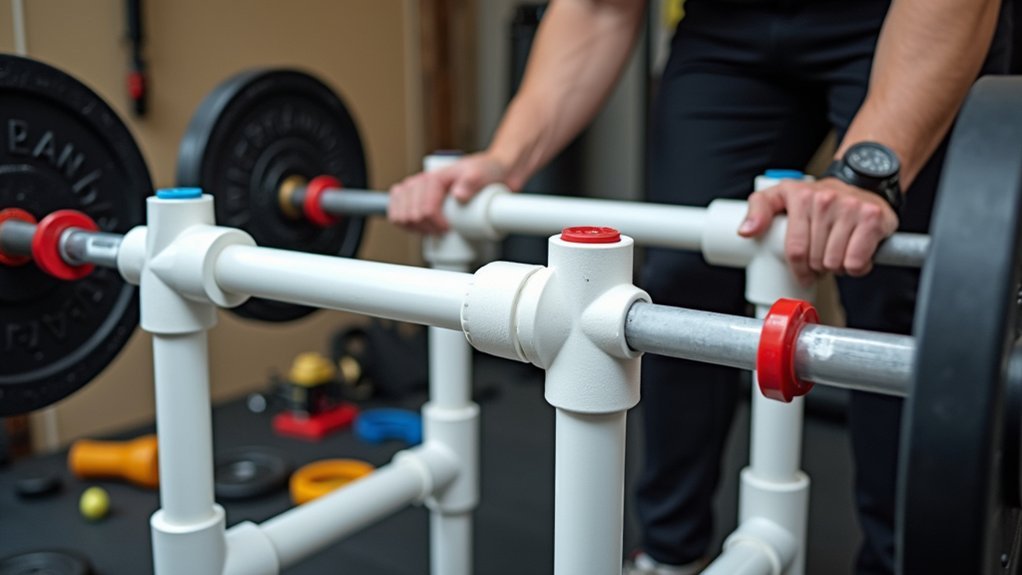 testing barbell rack stability