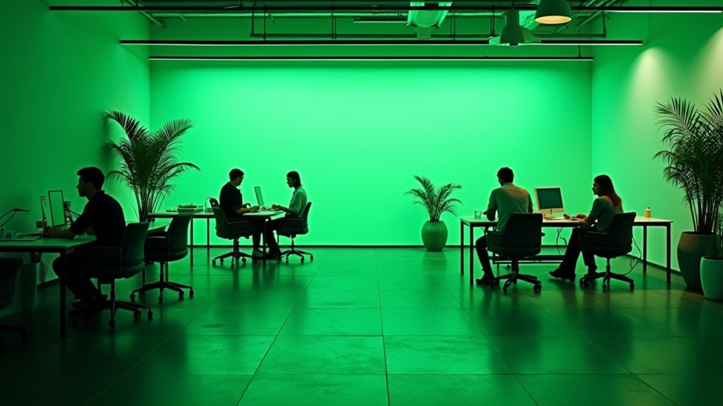 transformative green lighting design