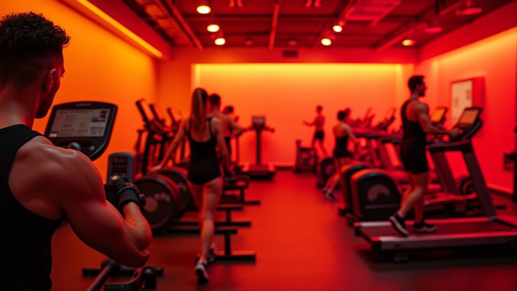 warm colors enhance performance
