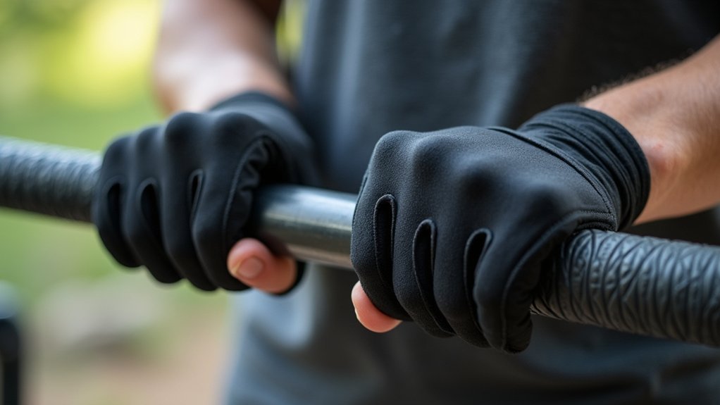weighted gloves enhance stability
