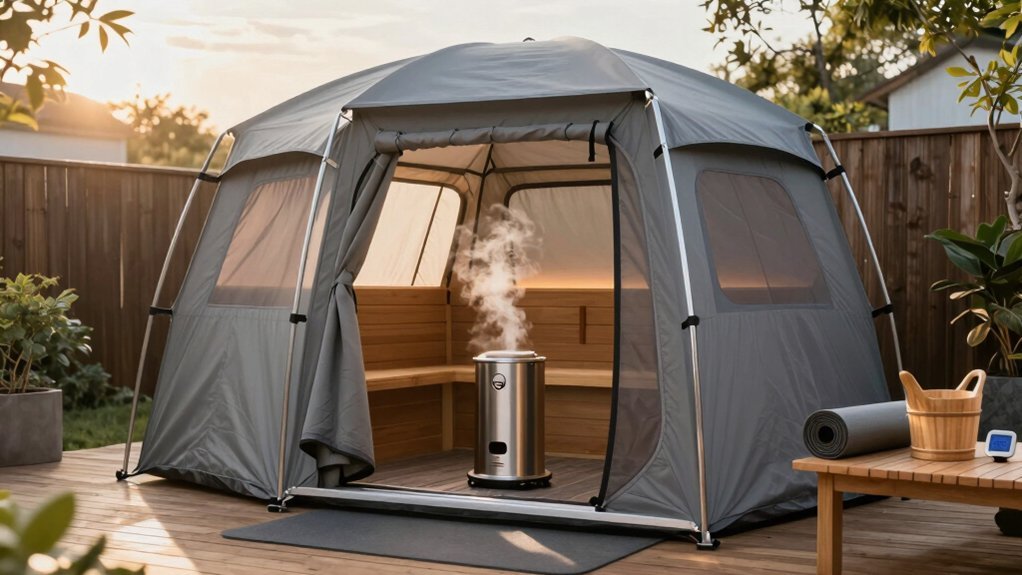 portable sauna tent essentials