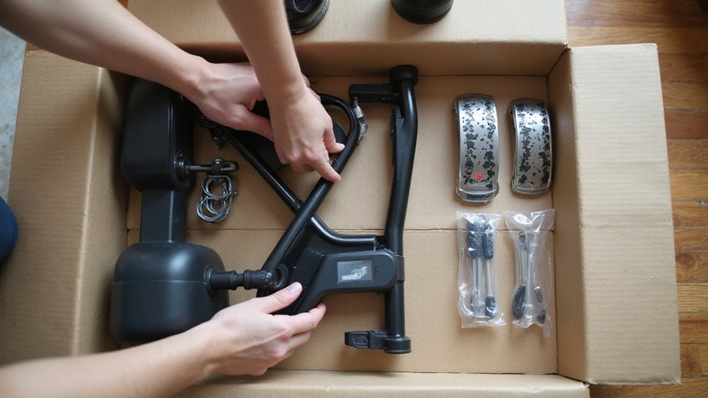 assemble elliptical with precise tension