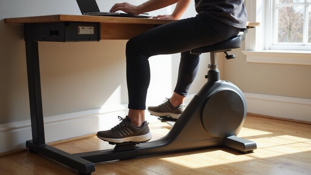 compact desk mounted elliptical