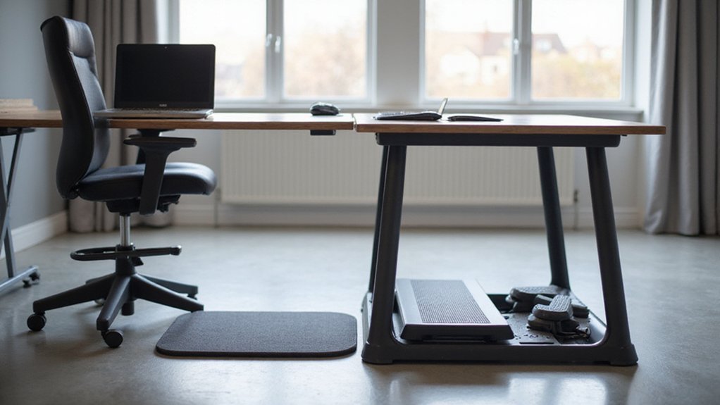 compact quiet under desk treadmill