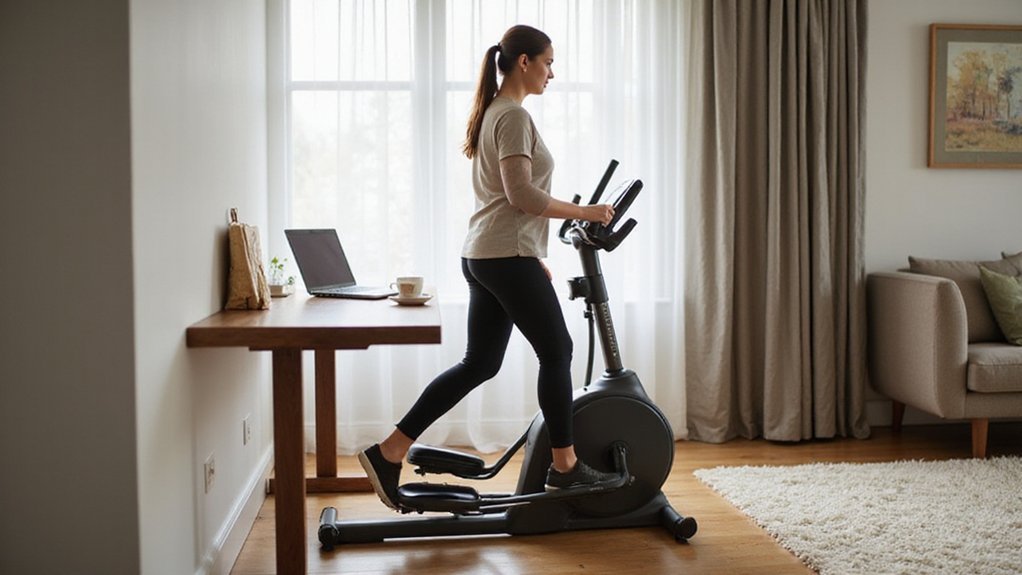 quiet under desk elliptical options