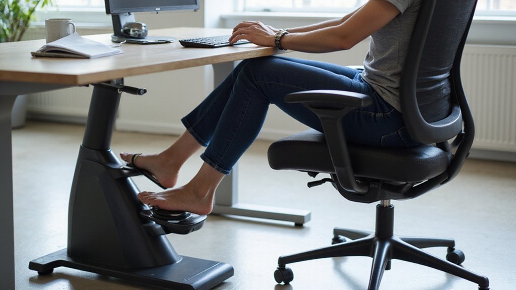 stable seated elliptical posture