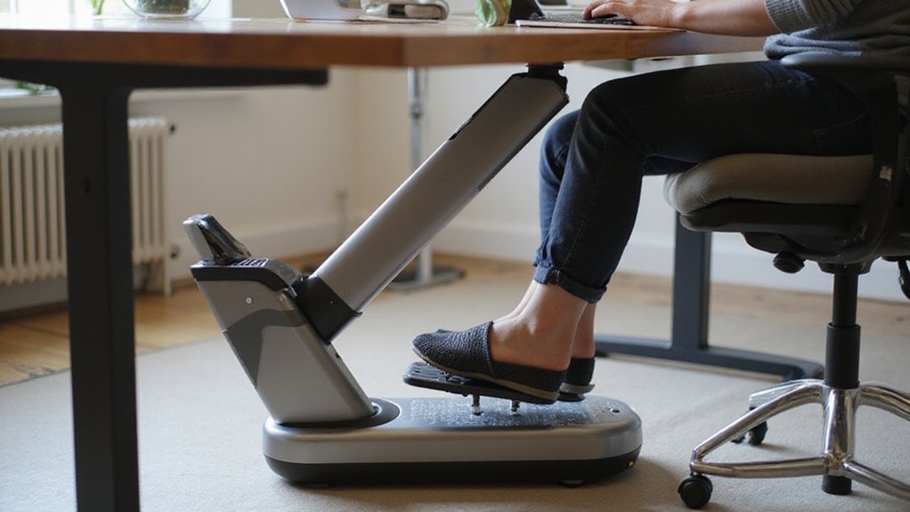 under desk elliptical pedaling