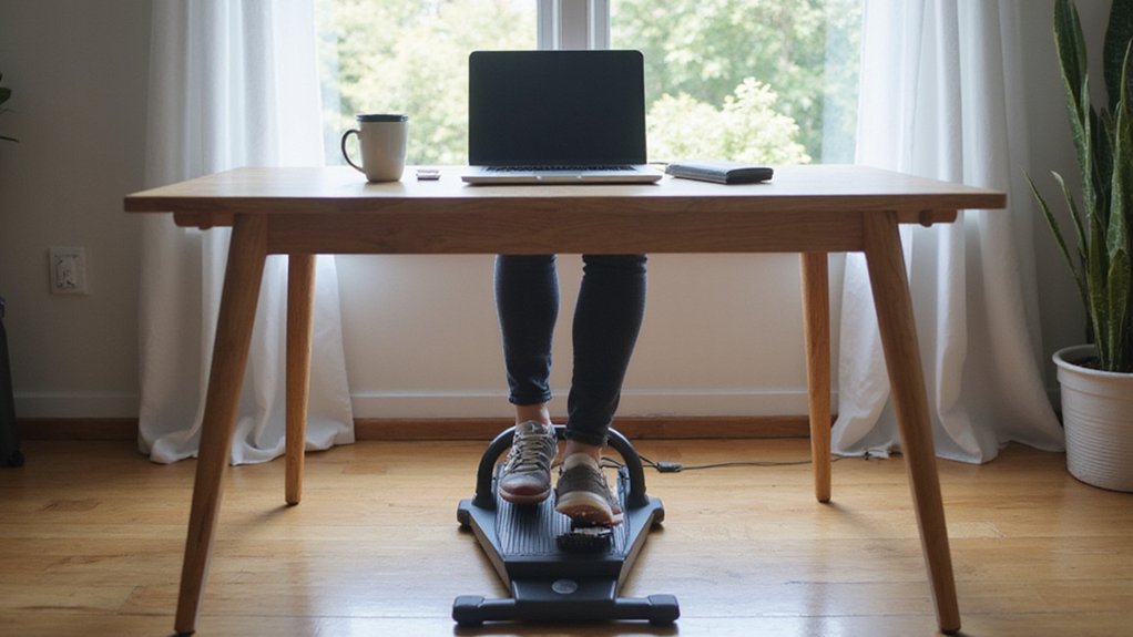 under desk elliptical setup guide